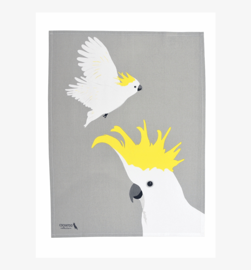 Cockatoo Australian Birds Tea Towel - Bird, transparent png download