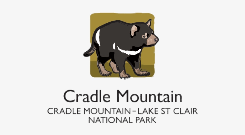 Cradle Mountain National Park - Cradle Mountains Map, transparent png download