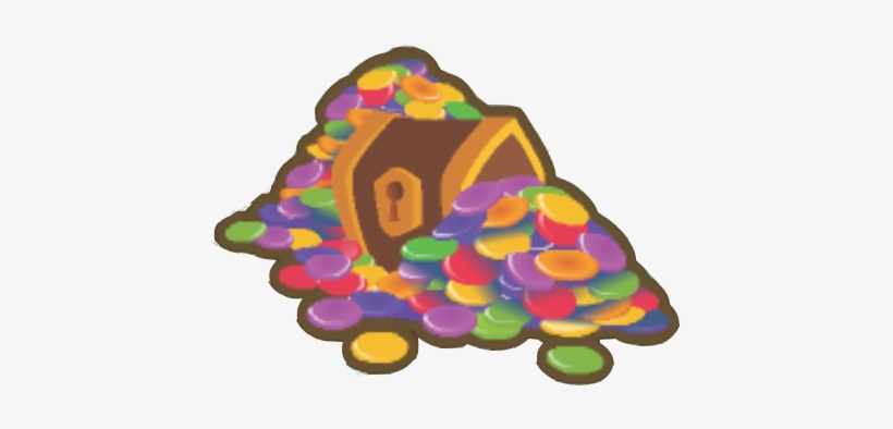 Gem Chest And Pile - Baby Toys, transparent png download