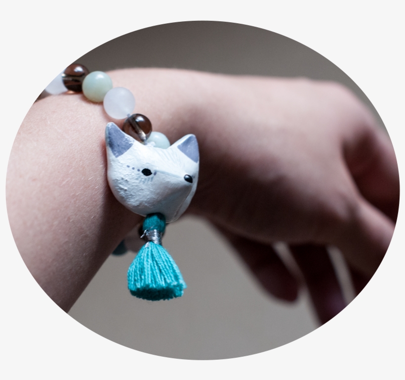 Sacred Arctic Fox Mala Bracelet, transparent png download
