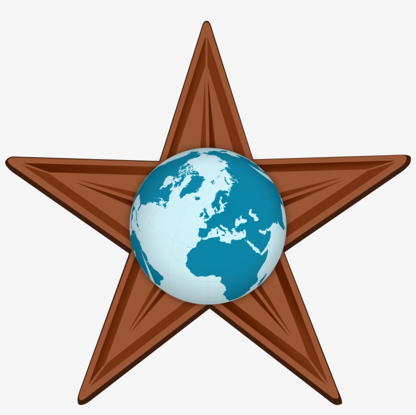 Barnstar Geography Hires - Cinema White Black Icon, transparent png download
