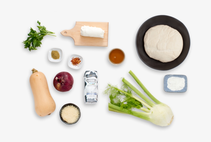 Butternut Squash & Goat Cheese Pizza With Creamy - Blue Apron Ingredients Png, transparent png download