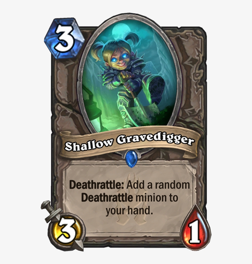 Shallow Gravedigger - Hearthstone Add A Random, transparent png download
