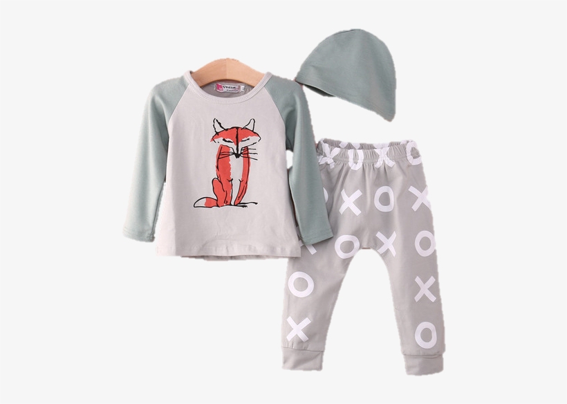 Baby Fox 3pcs Set Www - Child, transparent png download