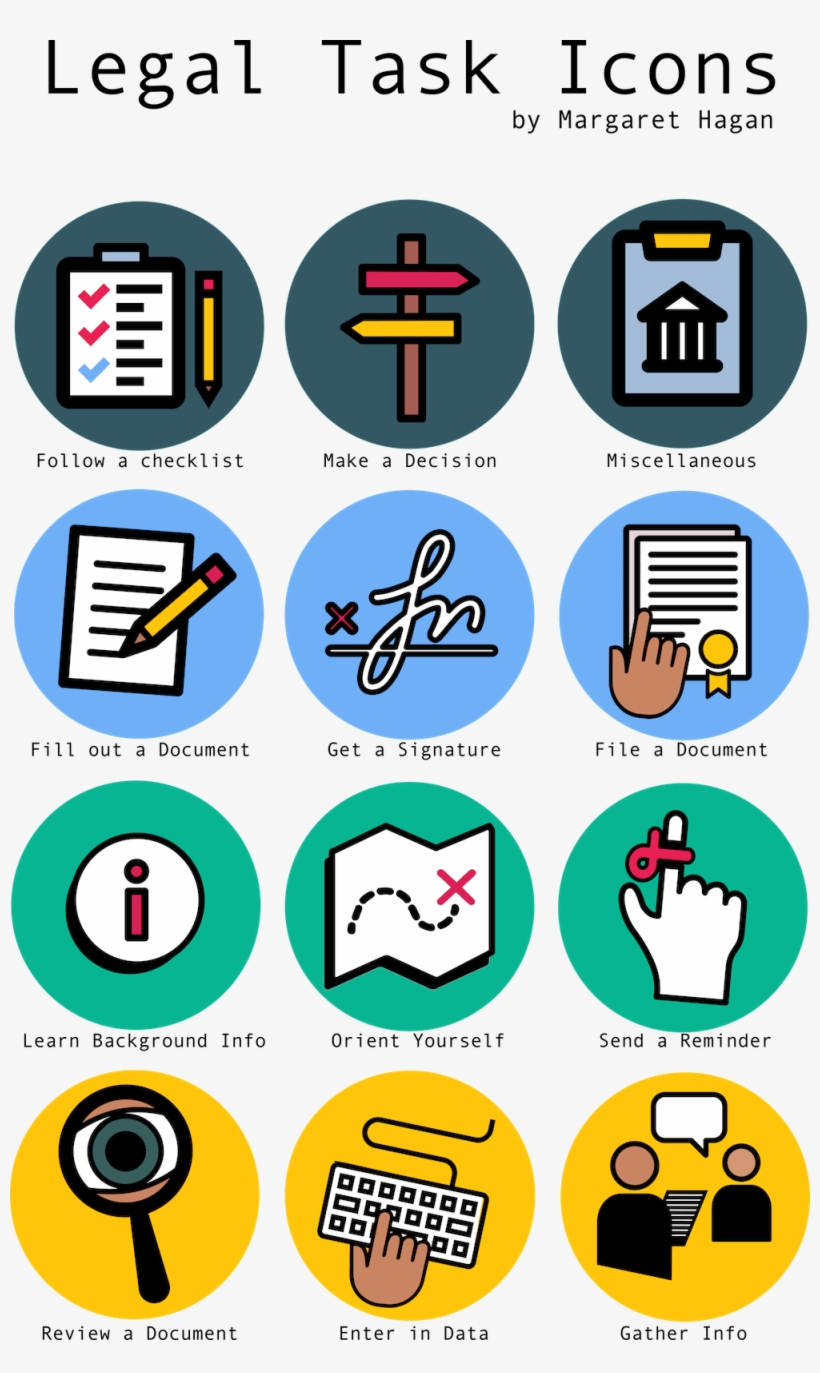Legal Icons For Tasks - Tasks Icons, transparent png download