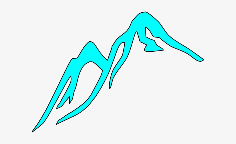 Snow - Grey Mountain Clip Art, transparent png download