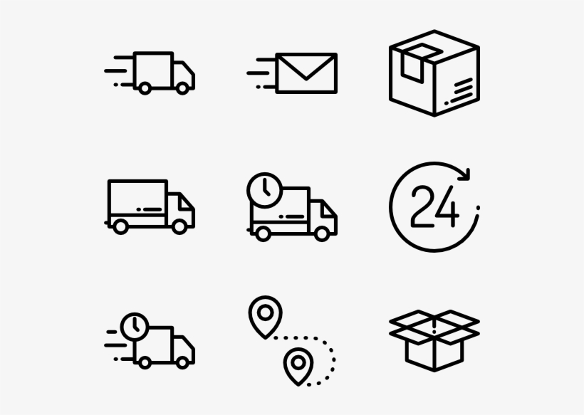 Shipping & Delivery - E Learning Icon, transparent png download
