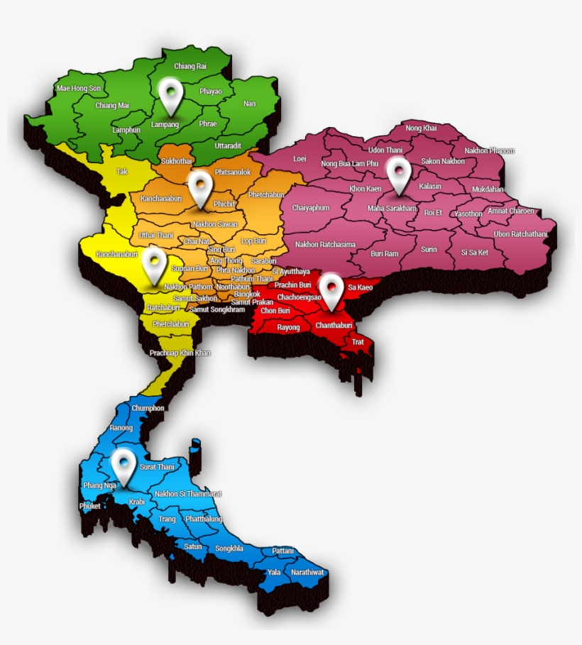 Find Our Product Store - Map Thailand Png, transparent png download