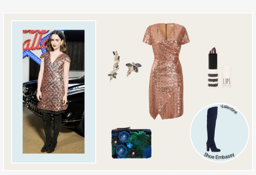 New Year Eve Party Glam Outfit - Party, transparent png download