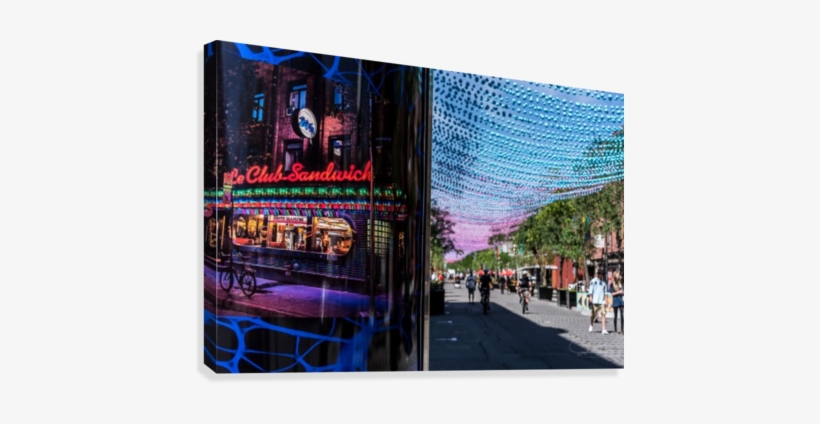 Club Sandwich Canvas Print - Metropolitan Area, transparent png download