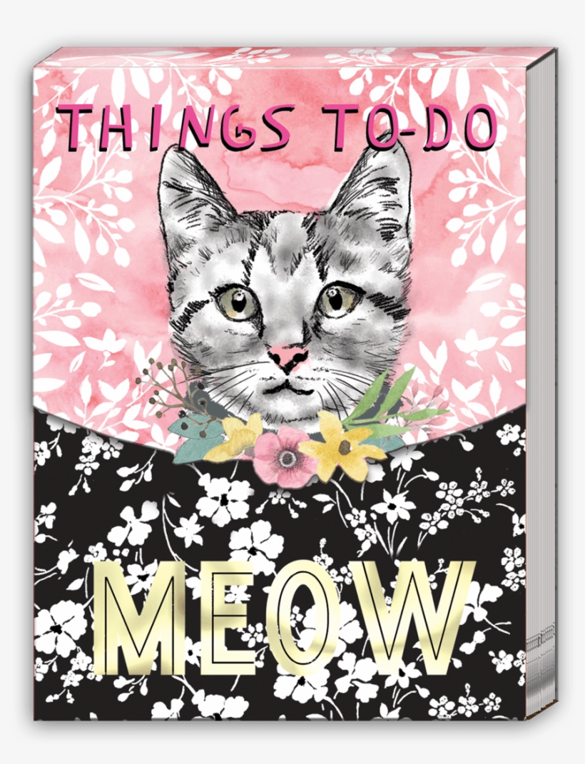Things To Do Meow Pocket Note Pad - Molly & Rex Kitty Cat Pocket Note Pad Things To, transparent png download