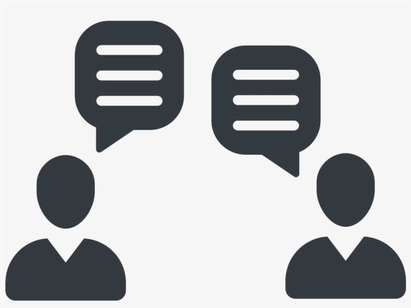 Btw News People Talking Icon - Speech, transparent png download