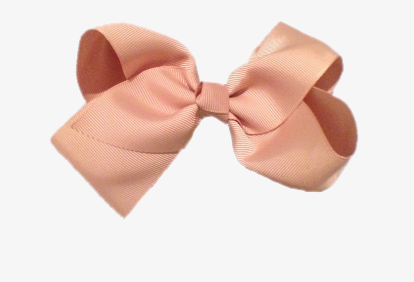Jumbo Hair Bow- Tan - Satin, transparent png download