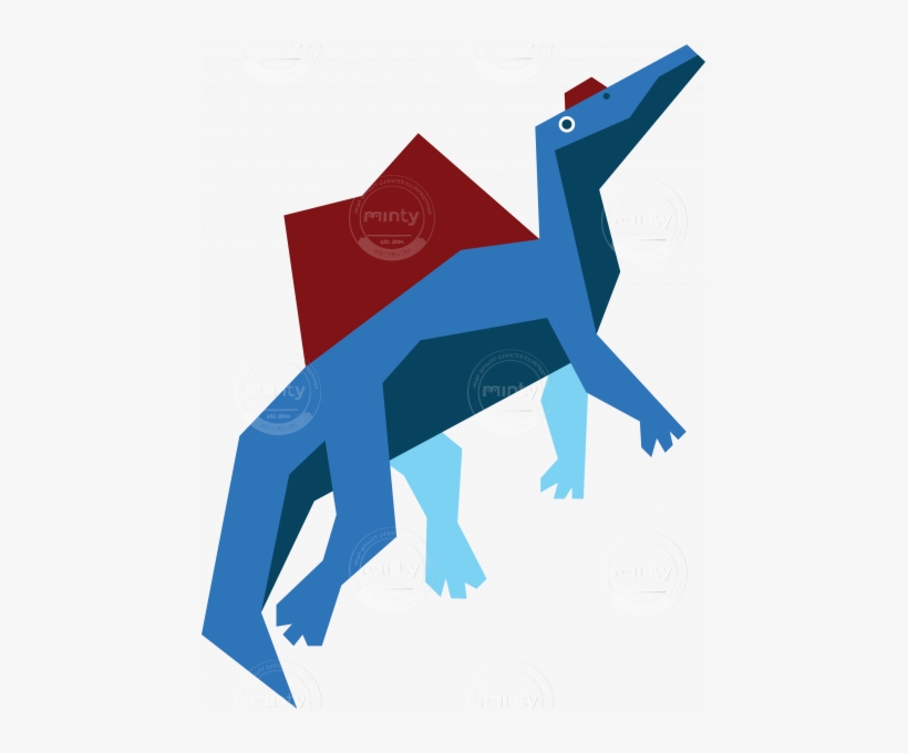 Spinosaurus - Stock Illustration, transparent png download
