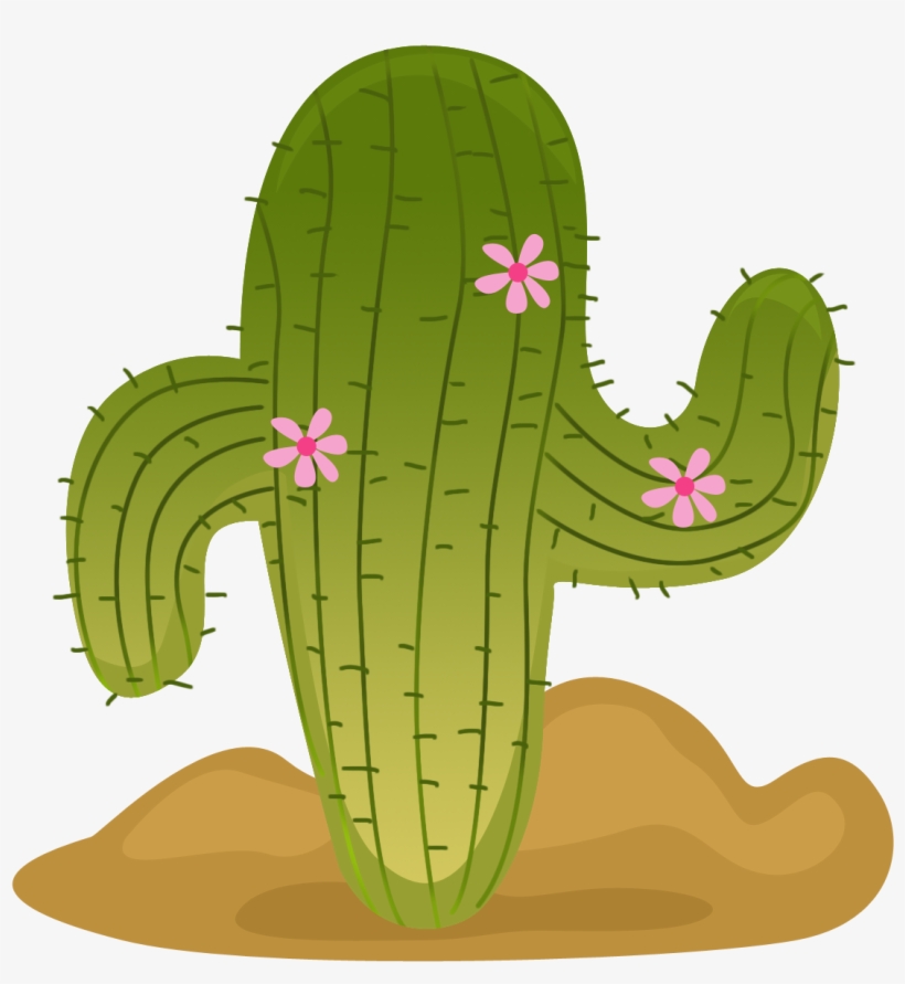 Pinata Clipart Png Download - Dibujo Cactus De Mexico, transparent png download
