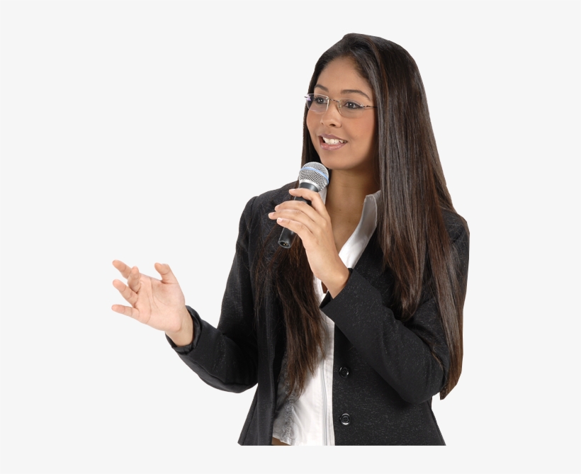 The Kjs Bring Over 100,000 Karaoke Songs To Every Event - Person With Microphone Png, transparent png download