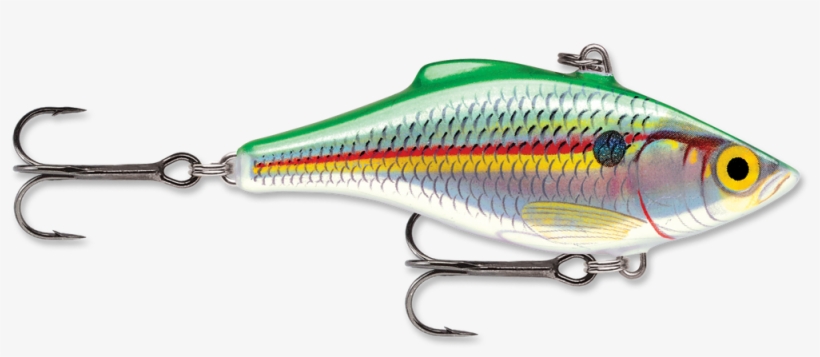 Rapala Rattlin' Rapala Holographic Emerald Shad 2" - Rapala Rnr04s Rattlin' Rapala Size 04 Silver Fishing, transparent png download
