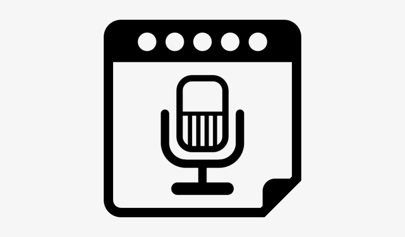 Karaoke Singing Party Or Radial Interview Date Day - Icon, transparent png download