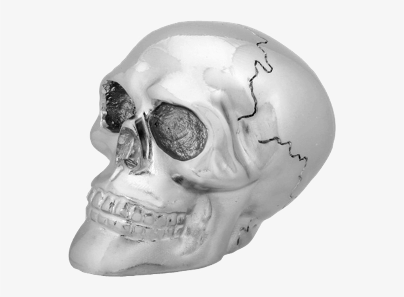 Chrome Skull Shifter Knob - Bmw Skull Shift Knob Chrome, transparent png download