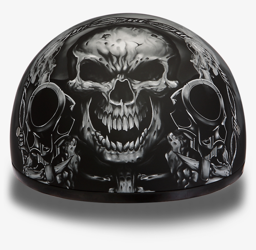 D - O - T - Daytona Skull Cap- W/ Guns - D.o.t. Daytona Skull Cap- W/ Guns L, transparent png download