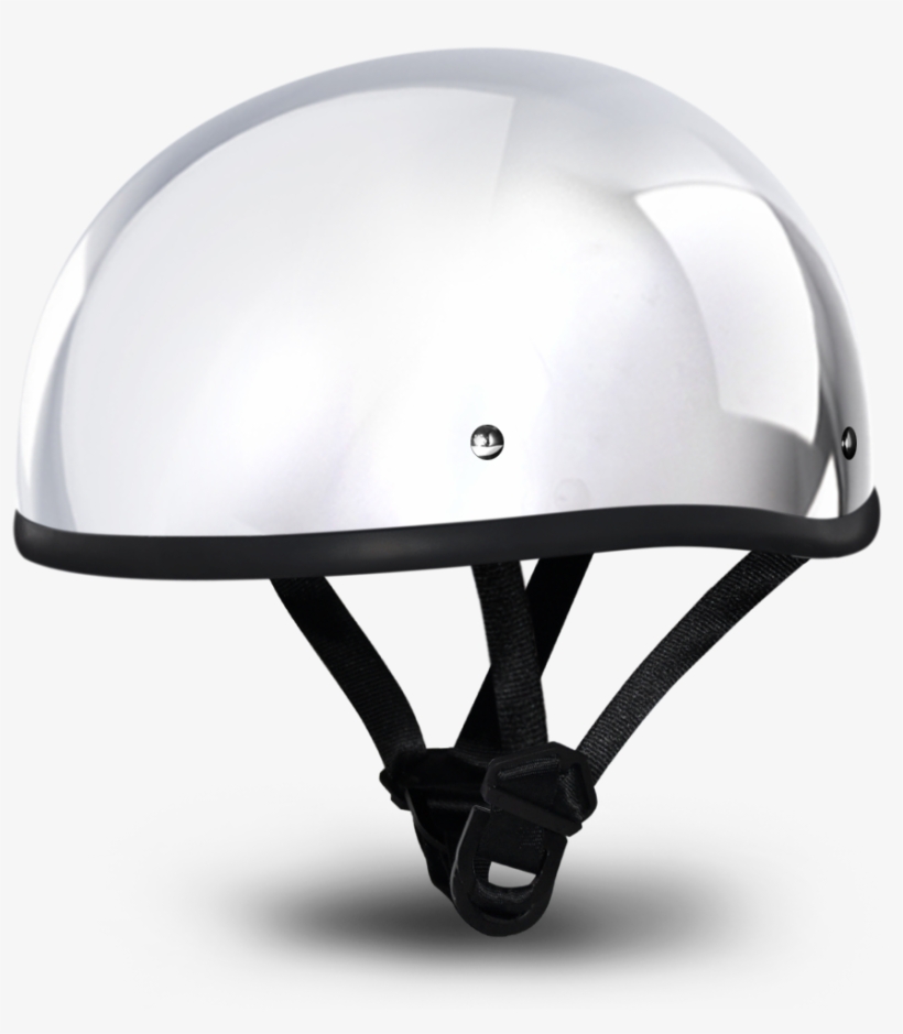 Biker Mall - New!!! Slim Line Daytona Helmets *skull Cap Style Motorcycle, transparent png download