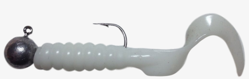 Grub Fishing Lure Curl Tail Tailored Tackle - Fishing Lure, transparent png download