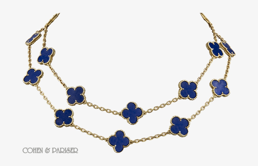 Van Cleef Lapis Lazuli Alhambra, transparent png download