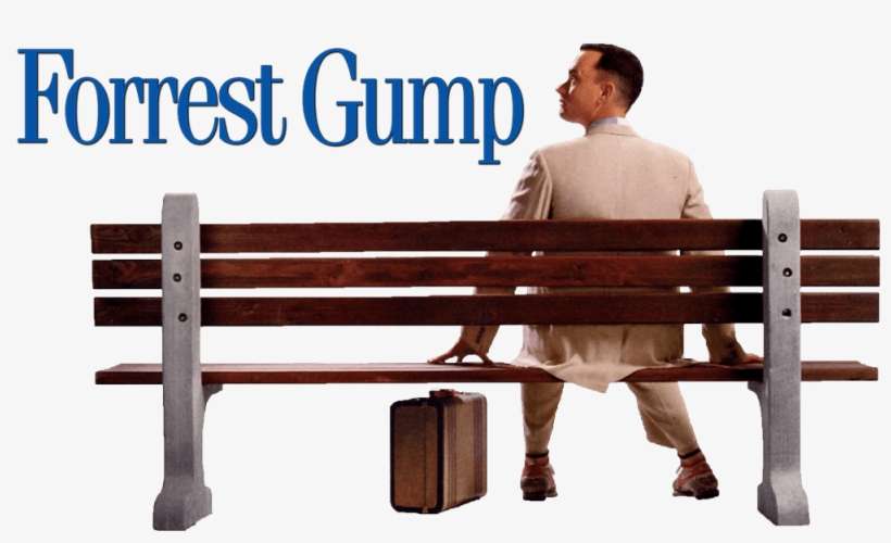 In 1981, Forrest Gump Watches A Feather Fall From The - My Mom Always Said Life Is Like, transparent png download