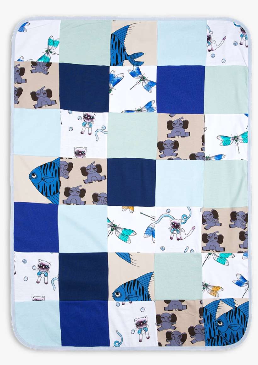 Mini Rodini Patchwork Baby Blanket, transparent png download