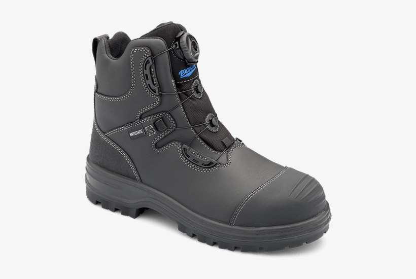 Men's Or Women's Black Leather Ankle High Steel Toe - Chaussures Homme Fourree Hiver, transparent png download