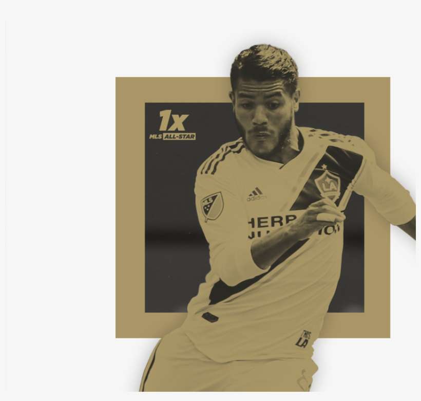 Dos Santos Signed With The La Galaxy In 2017 As A Designated - Player, transparent png download