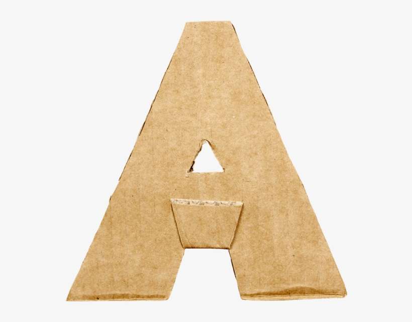 Cardboard Cut Font - Font, transparent png download