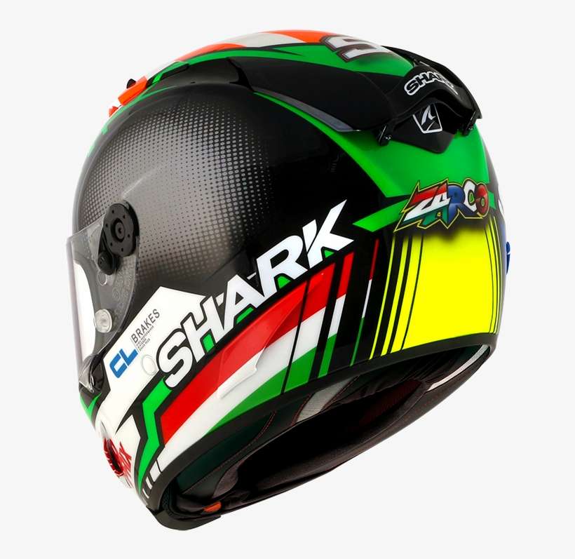 4 Racerpro Blank Blk Lside He8600 - Shark Race R Pro Zarco, transparent png download