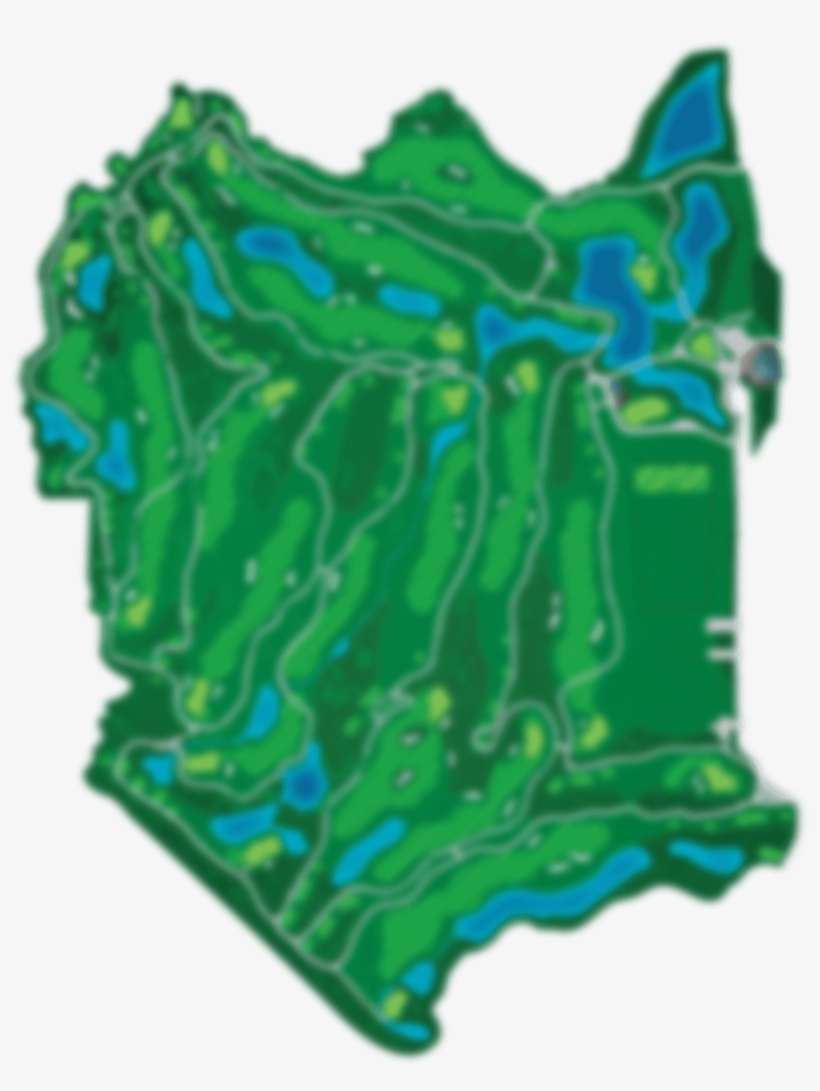 18 - Meadow Gardens Golf Course Map, transparent png download