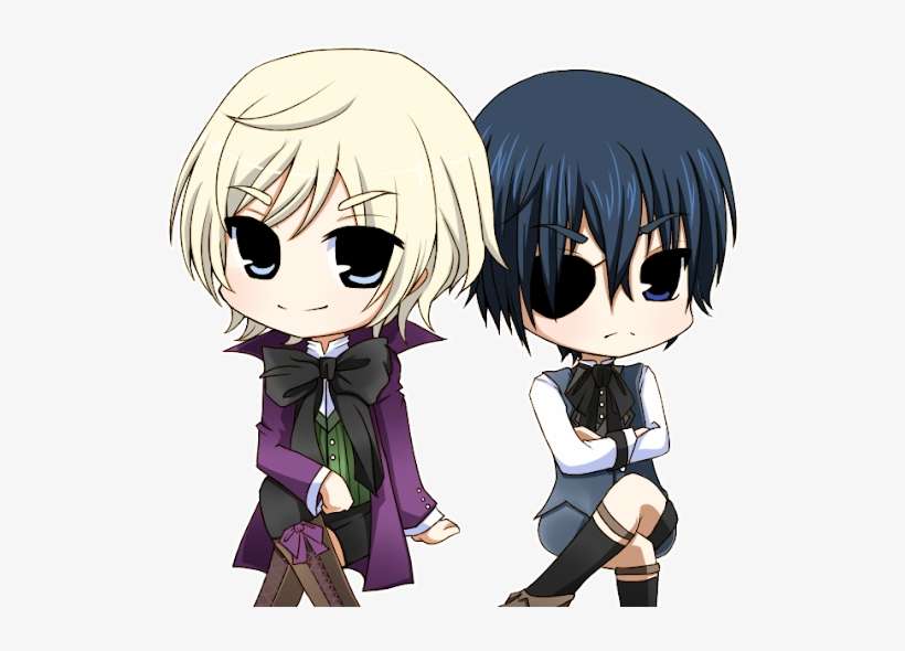 Photo - Chibi Ciel X Alois, transparent png download