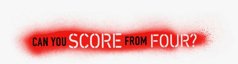 Can You Score From Four - Ruffles, transparent png download