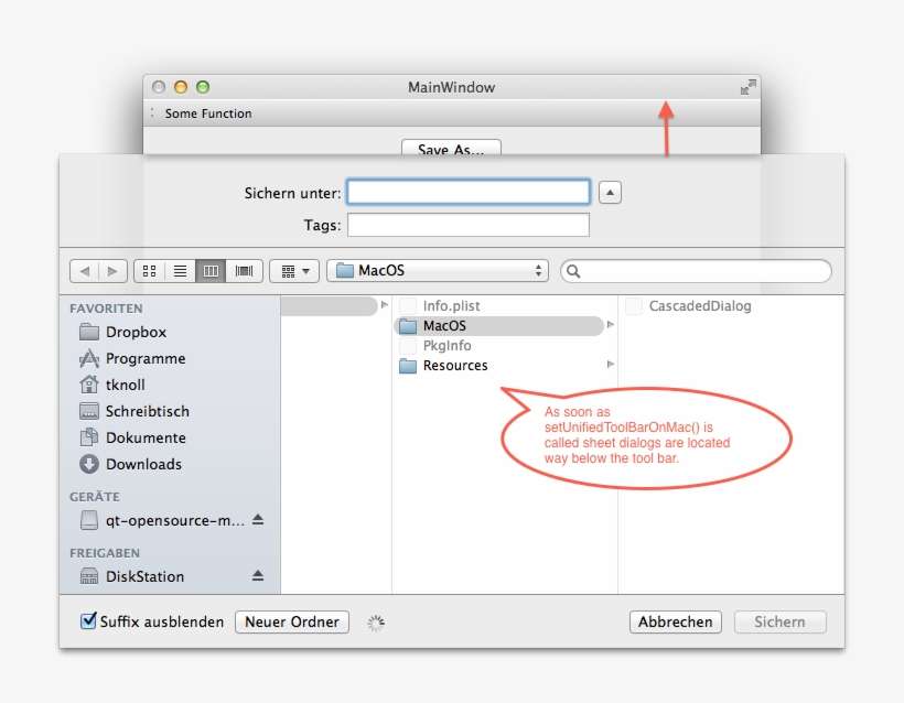 Sheet Dialog Below Title Bar - Below The Title Bar, transparent png download
