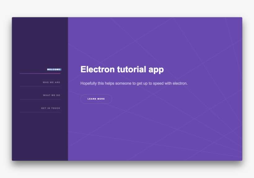 Electron Frame False - Electron Tutorial, transparent png download