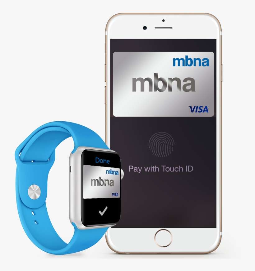 Mbna Apple Pay Iphone Iwatch - Apple Watch, transparent png download