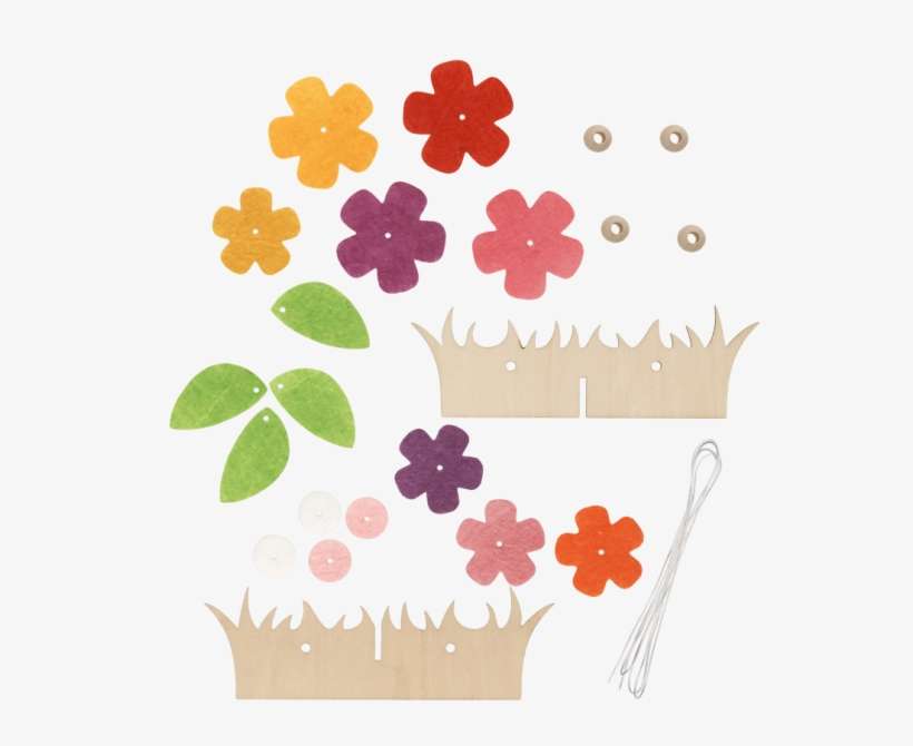 Diy Plate Divider "flower Meadow\ - Betzold Teller-nestchen Blumenwiese, transparent png download