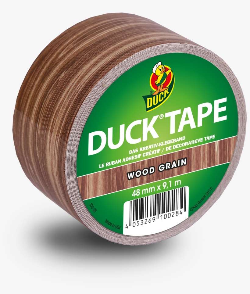 Duck Tape Wood Grain - Ducktape - Trä - 48 Mm X 9,1 M, transparent png download