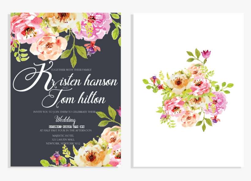 3 - Flower Png For Invitation, transparent png download