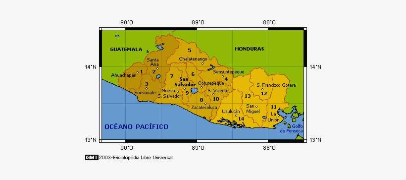 El Territorio Salvadoreño Está Dividido En - Tres Zonas De El Salvador, transparent png download