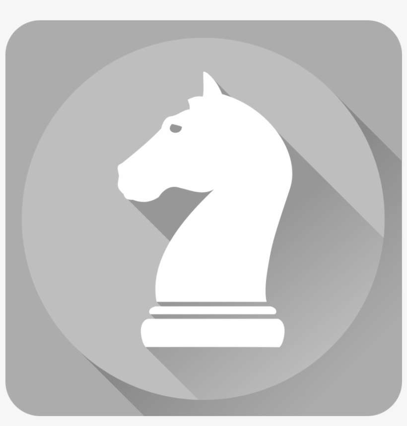Chess Icon - White Chess Horse Png, transparent png download