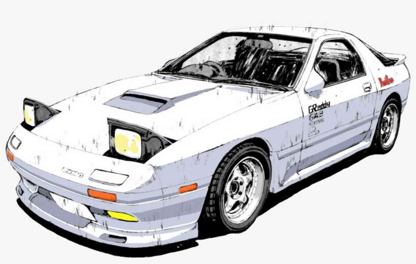 Send It - Mazda Rx7 Fc Initial D, transparent png download