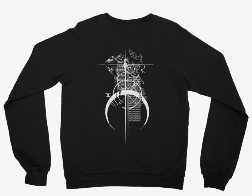 Made X Forever Wheel Of Fortune V1 Risk On - American Apparel 5454w Unisex California Fleece Raglan, transparent png download