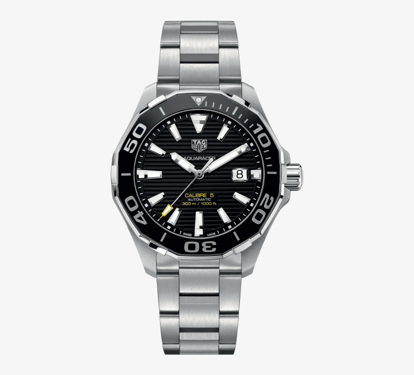 Tag Heuer Aquaracer Calibre 5 Automatic - Tag Heuer Aquaracer Calibre, transparent png download