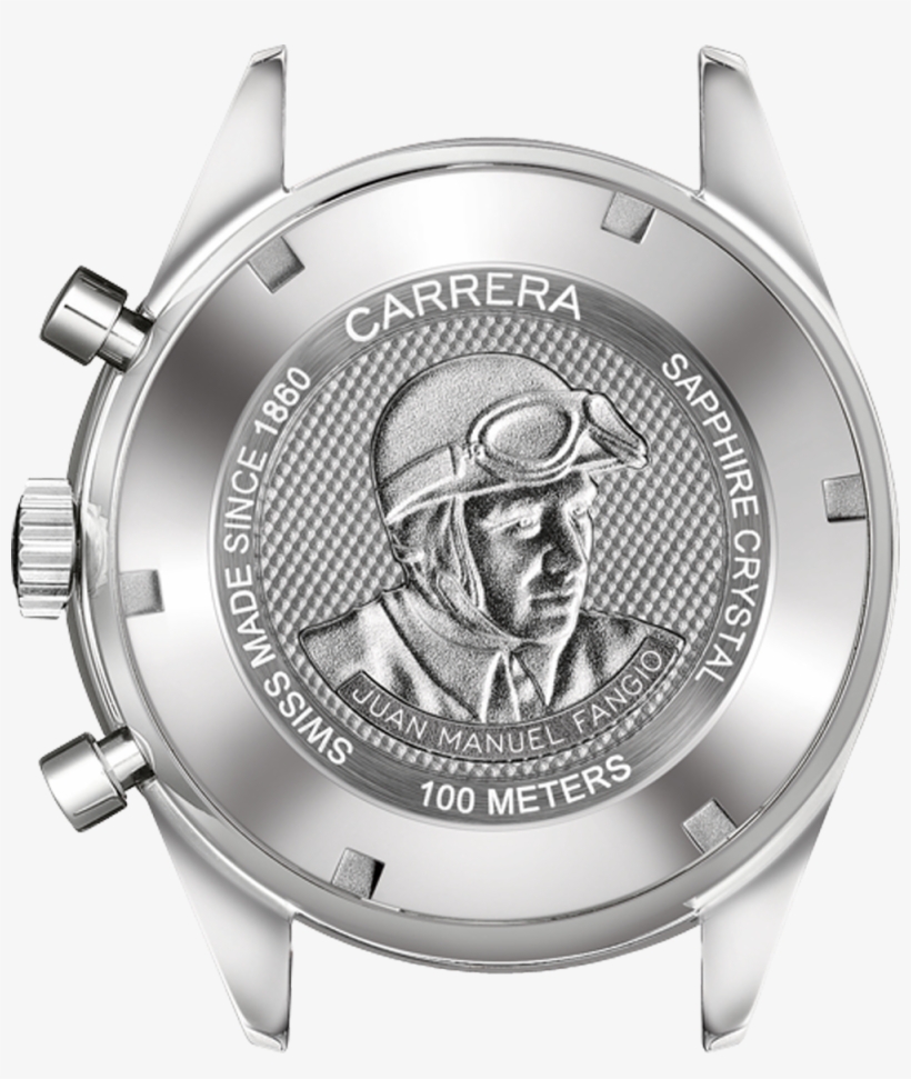 Tag Heuer Carrera Calibre 16 Black Dial Stainless Steel - Tag Heuer Carrera Cv201ak Ba0727, transparent png download