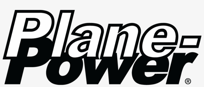 Plane-power Black Logo Download Png - Plane Power Logo, transparent png download