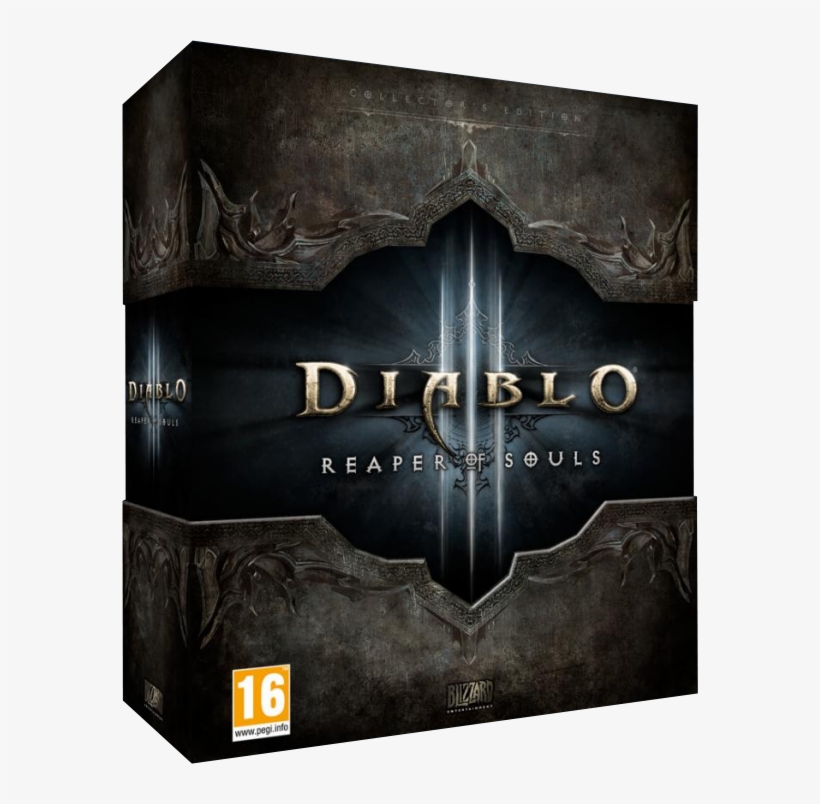 Diablo 3 Reaper Of Souls Logo Png Download - Blizzard Diablo Iii: Reaper Of Souls (collector's Edition), transparent png download